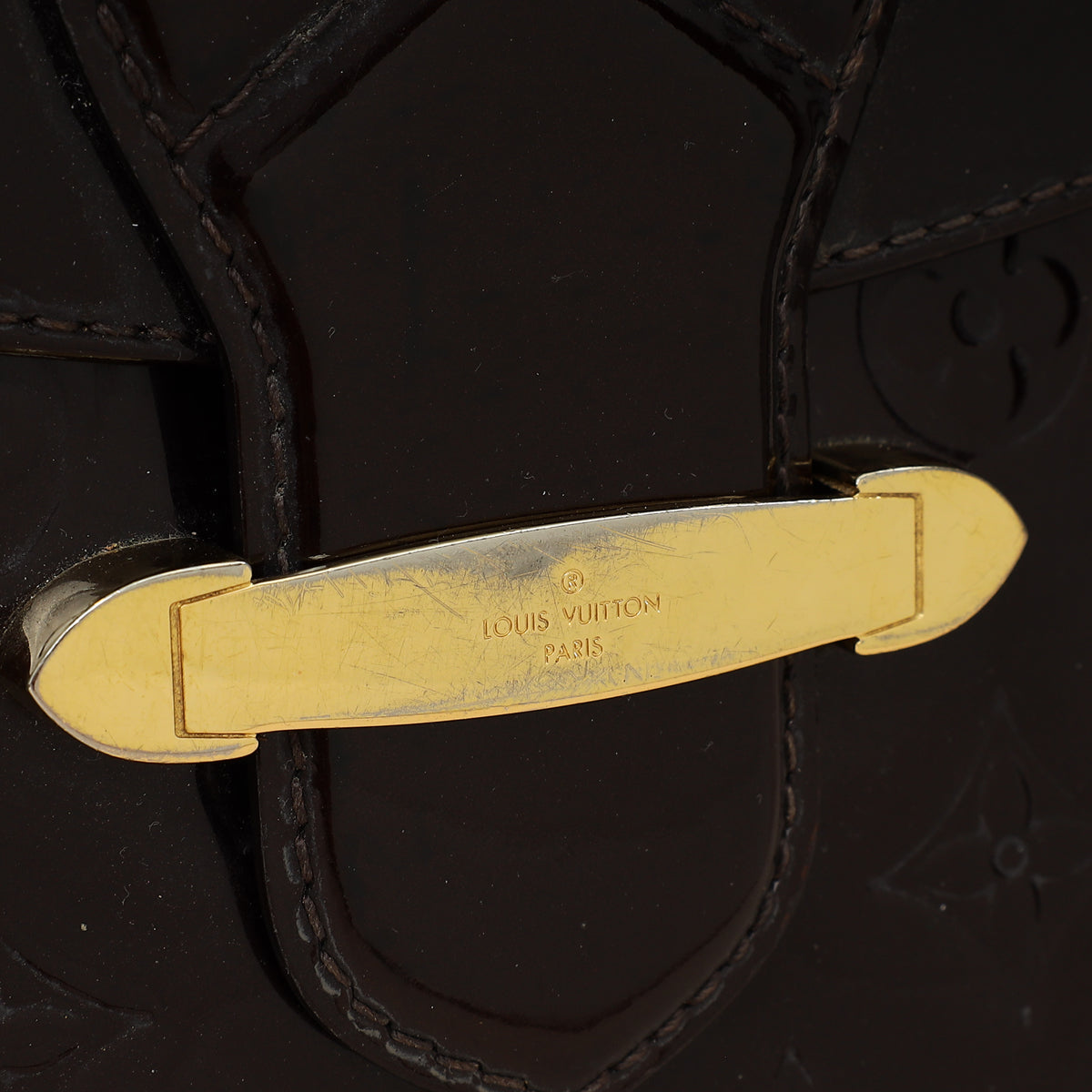 Louis Vuitton Amarante Monogram Vernis Bellflower PM Bag