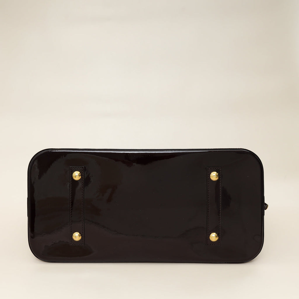 Louis Vuitton Amarnte Monogram Vernis Alma GM Bag