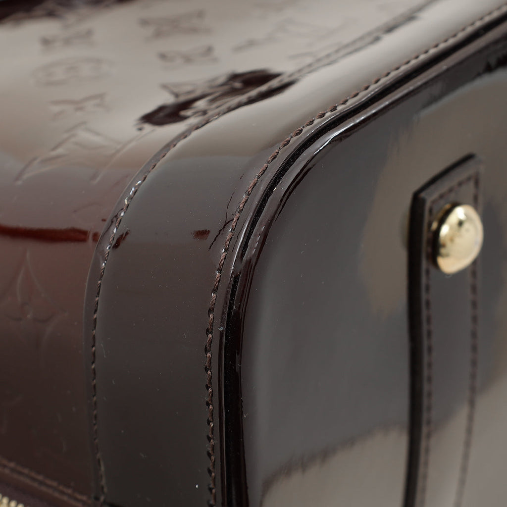 Louis Vuitton Amarnte Monogram Vernis Alma GM Bag