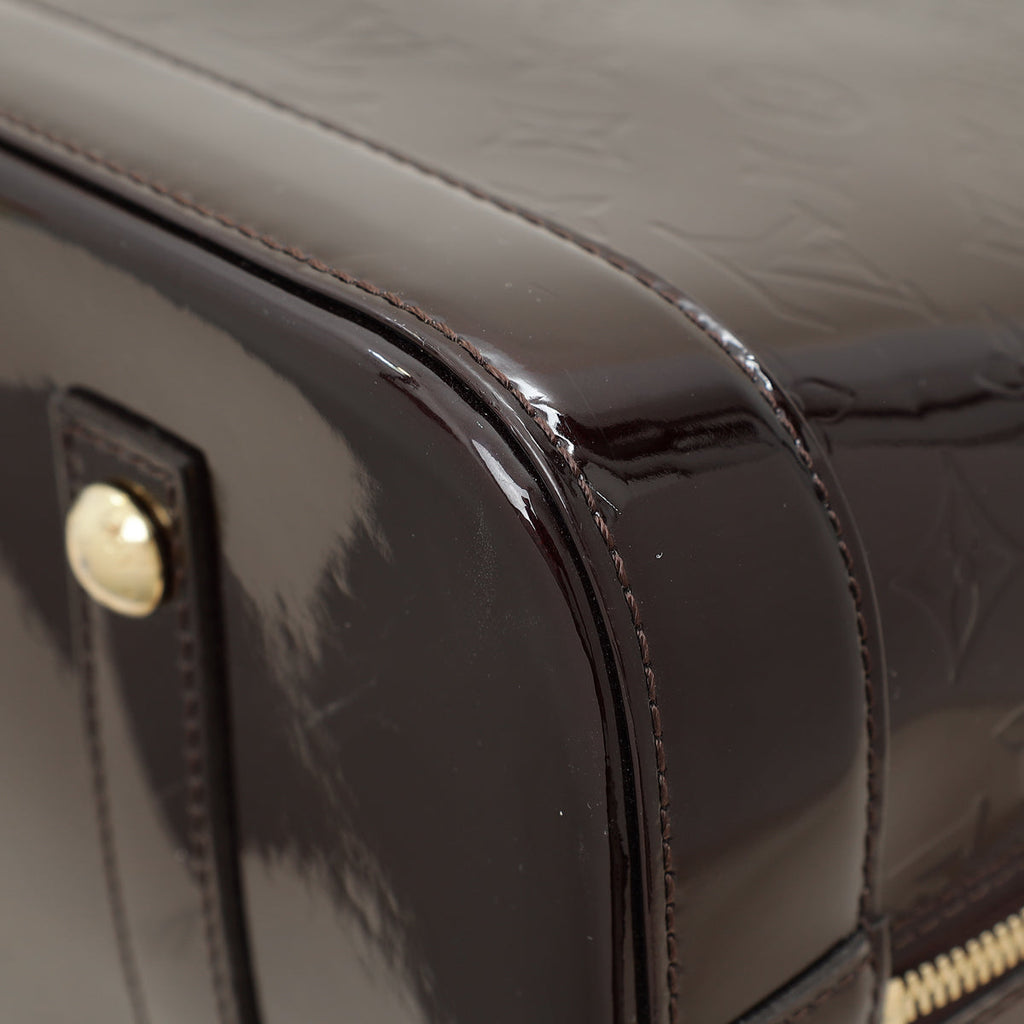 Louis Vuitton Amarnte Monogram Vernis Alma GM Bag