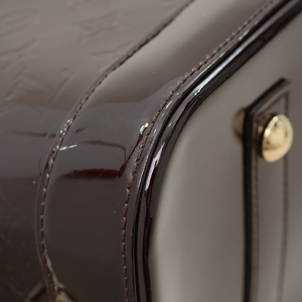 Louis Vuitton Amarnte Monogram Vernis Alma GM Bag