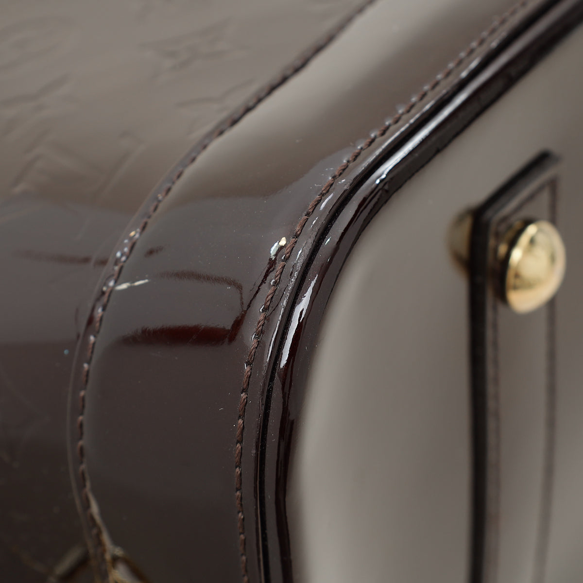 Louis Vuitton Amarnte Monogram Vernis Alma GM Bag