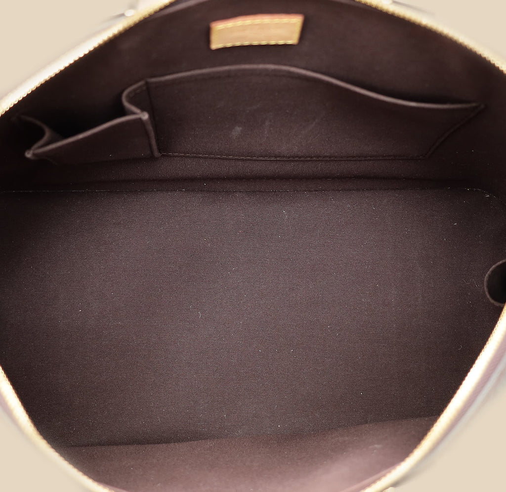 Louis Vuitton Amarnte Monogram Vernis Alma GM Bag