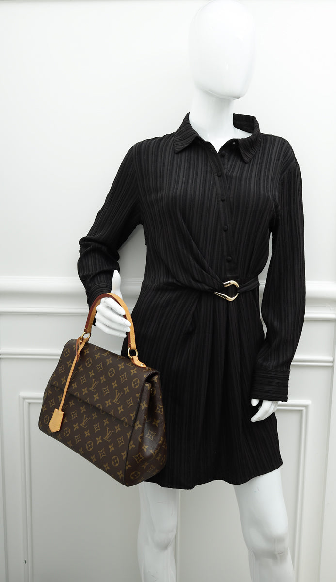 Louis Vuitton Ebene Monogram Cluny MM Bag