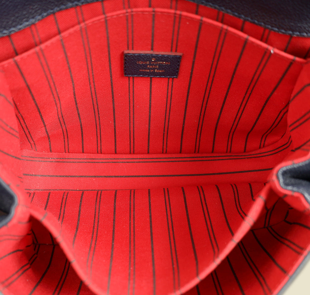 Louis Vuitton Marine Rouge Monogram Empreinte Pochette Métis
