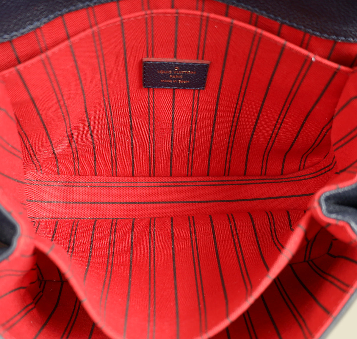 Louis Vuitton Marine Rouge Monogram Empreinte Pochette Métis