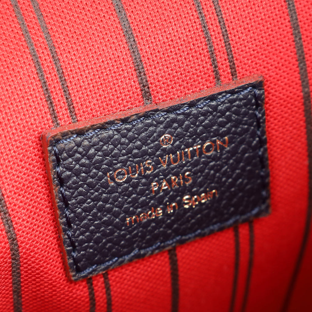 Louis Vuitton Marine Rouge Monogram Empreinte Pochette Métis