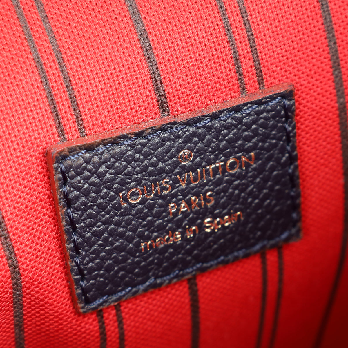 Louis Vuitton Marine Rouge Monogram Empreinte Pochette Métis
