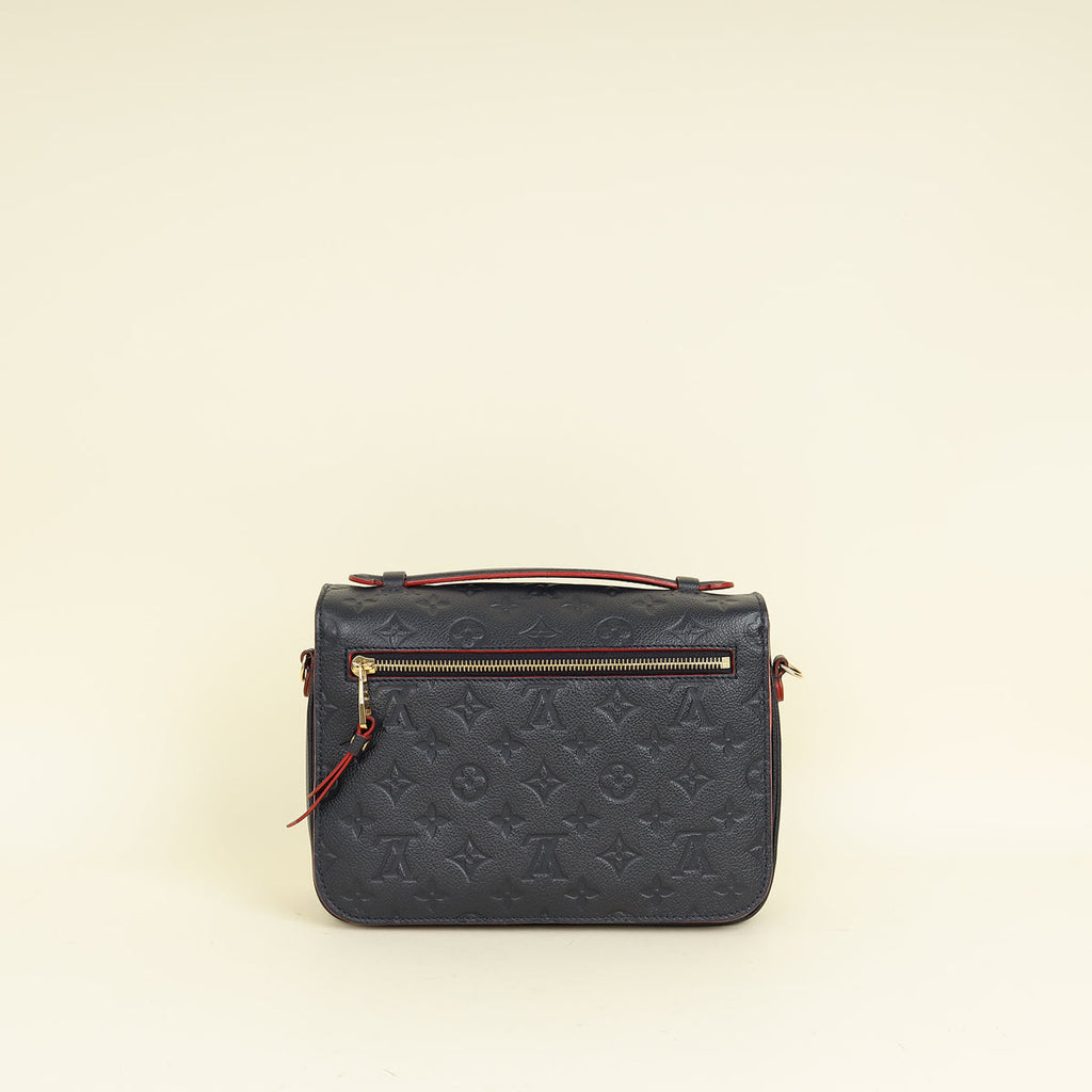 Louis Vuitton Marine Rouge Monogram Empreinte Pochette Métis