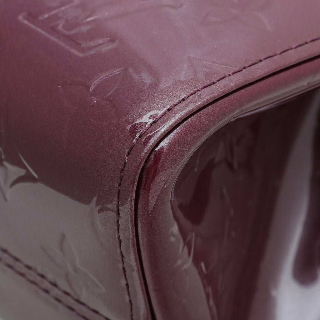 Louis Vuitton Violet Monogram Vernis Roxbury Drive Bag