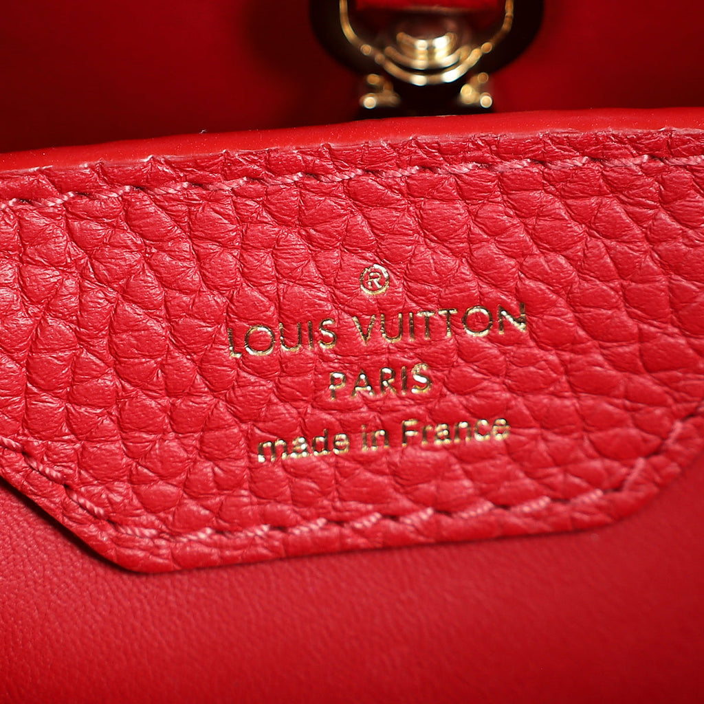Louis Vuitton Red Capucines BB Bag