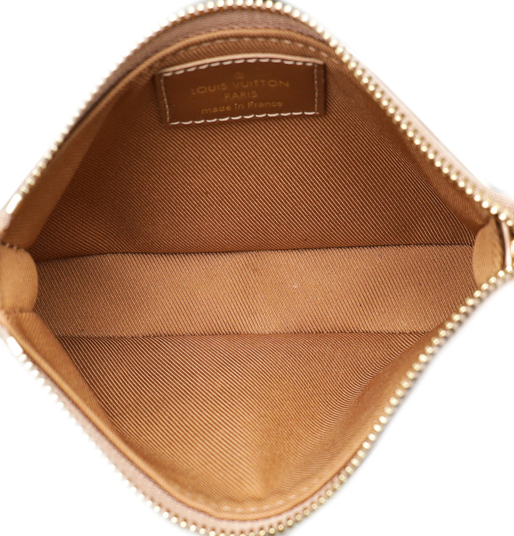 Louis Vuitton Rose Gold Monogram Vernis Mini Pochette Accessoires