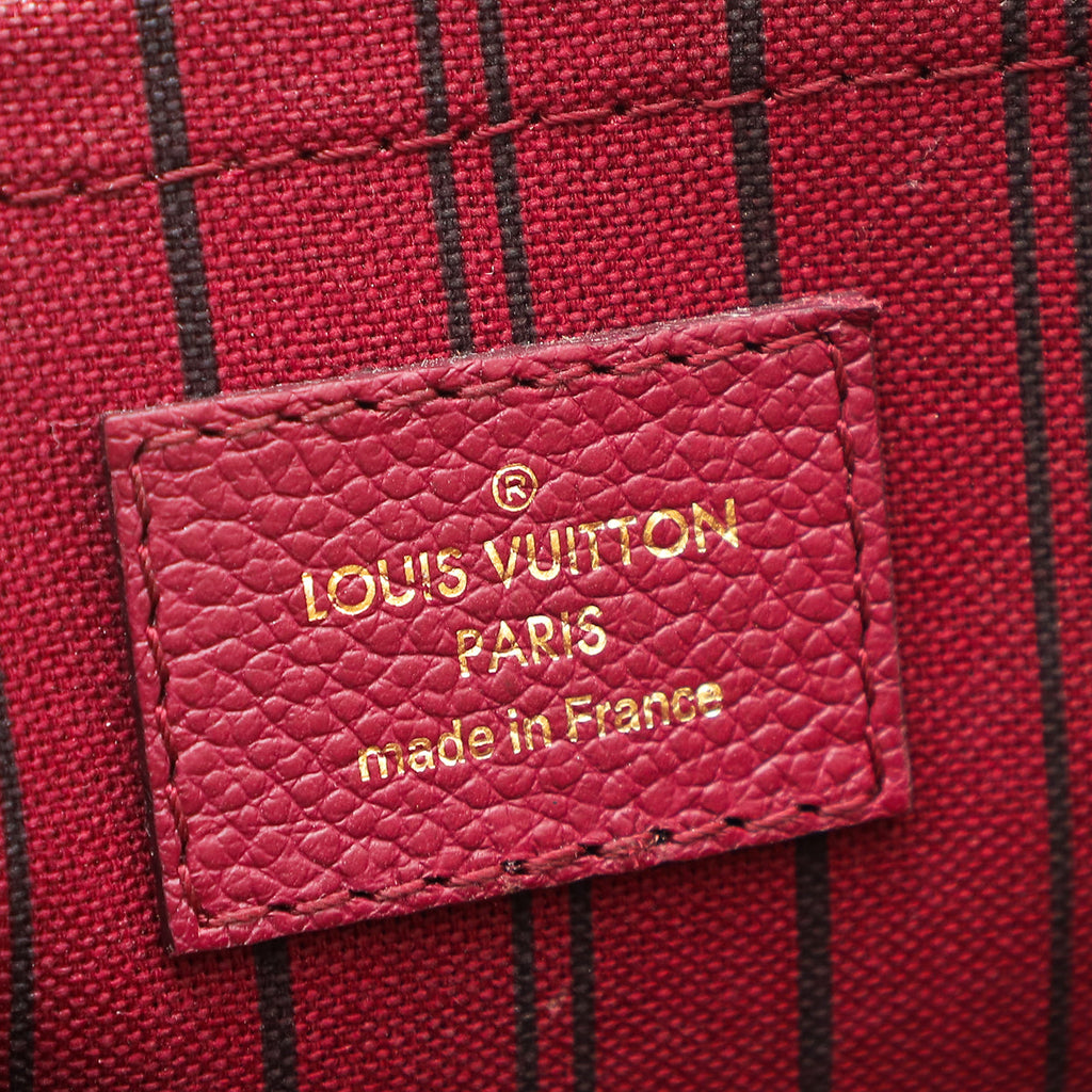 Louis Vuitton Grape Monogram Empreinte Montaigne MM Bag