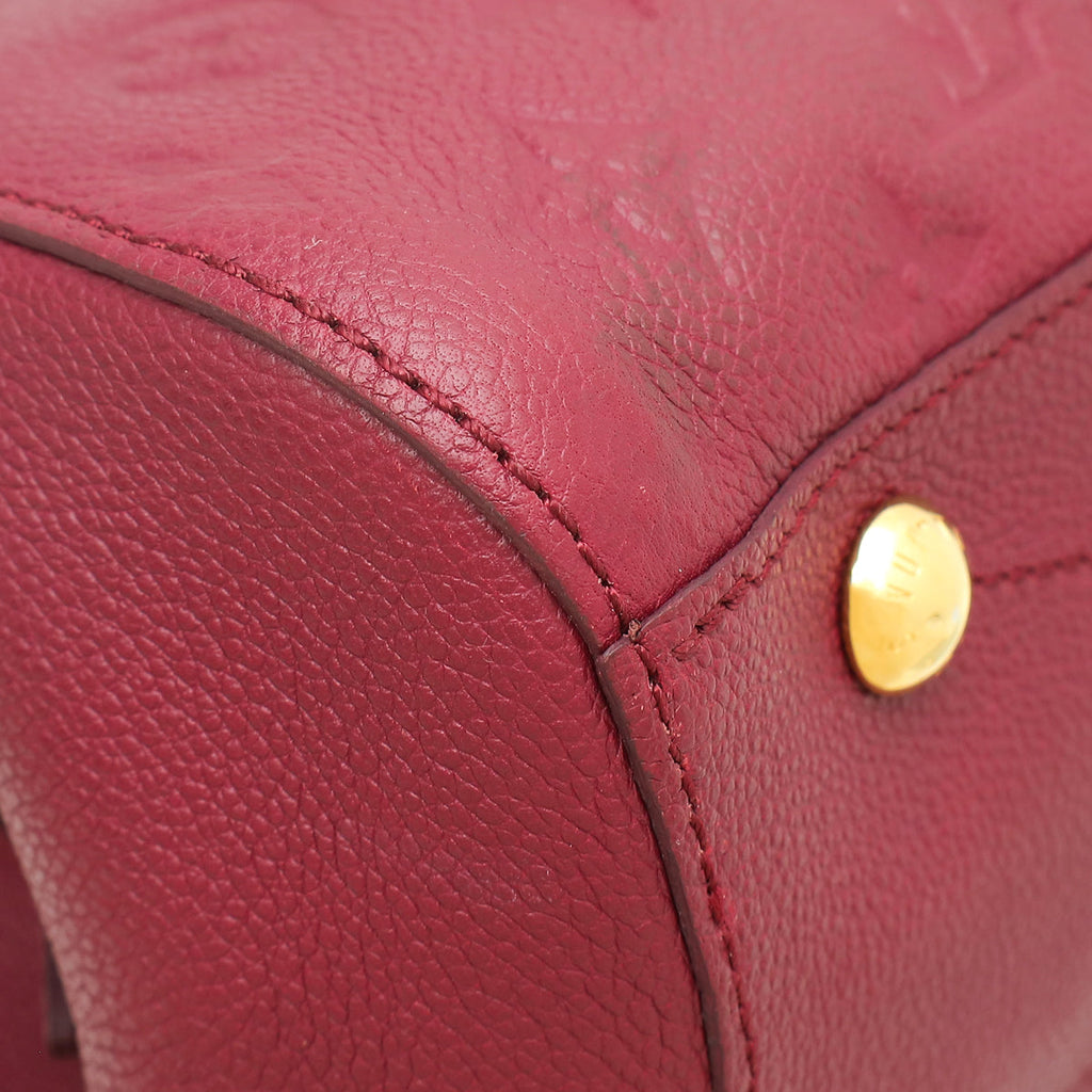 Louis Vuitton Grape Monogram Empreinte Montaigne MM Bag