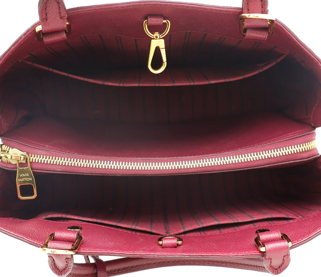 Louis Vuitton Grape Monogram Empreinte Montaigne MM Bag