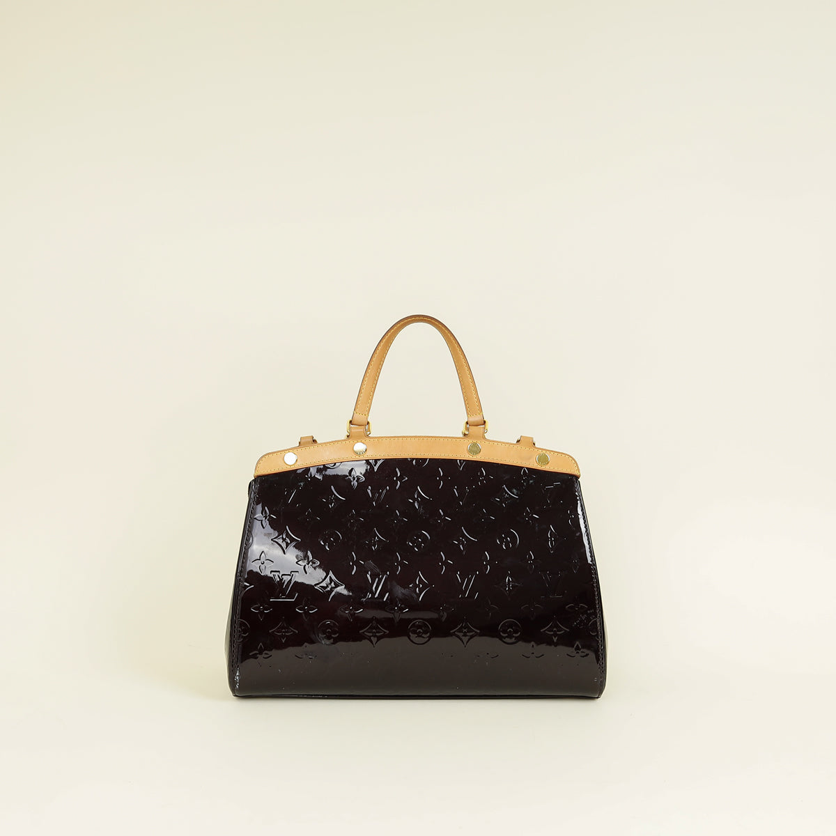 Louis Vuitton Amarante Monogram Vernis Brea MM Bag