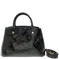 Louis Vuitton Black Monogram Vernis Montaigne BB Bag