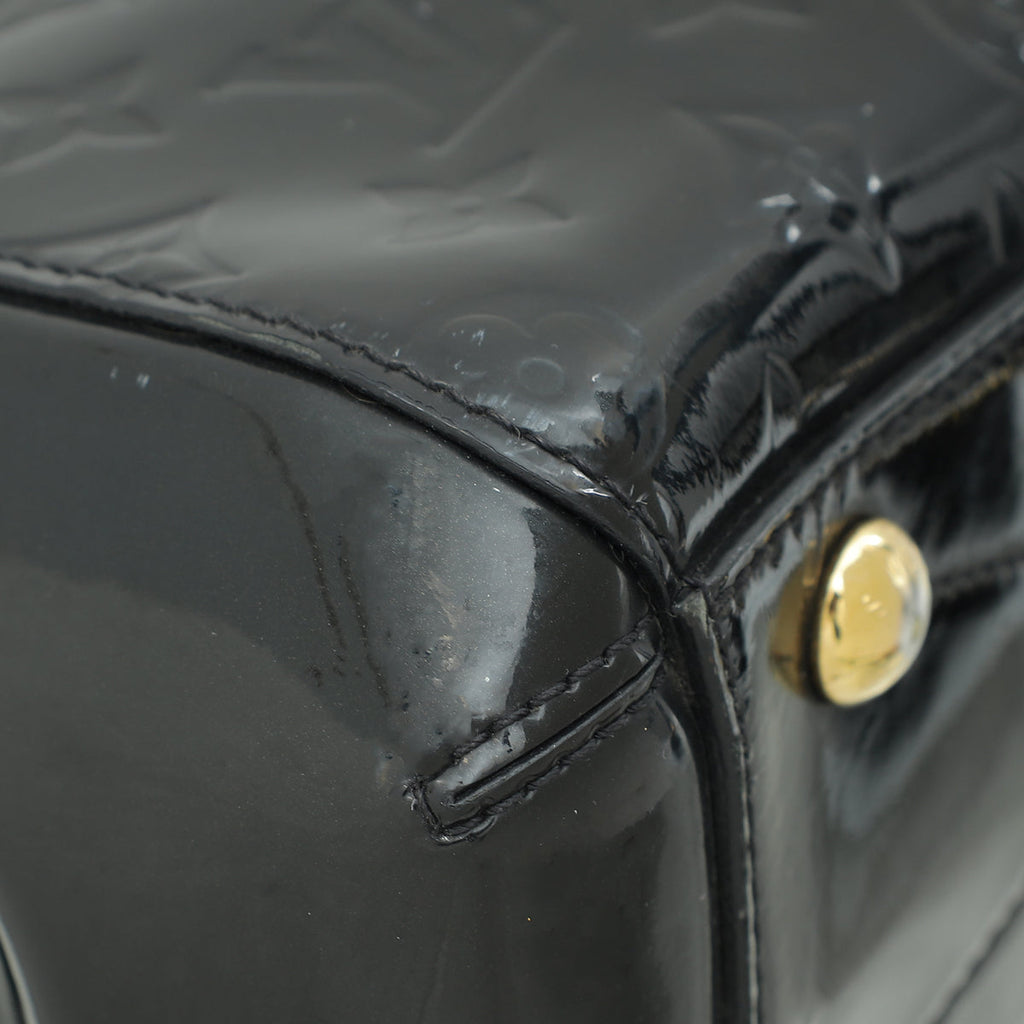 Louis Vuitton Black Monogram Vernis Montaigne BB Bag