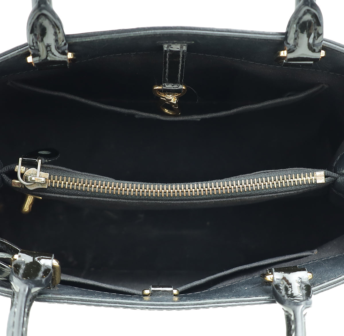 Louis Vuitton Black Monogram Vernis Montaigne BB Bag
