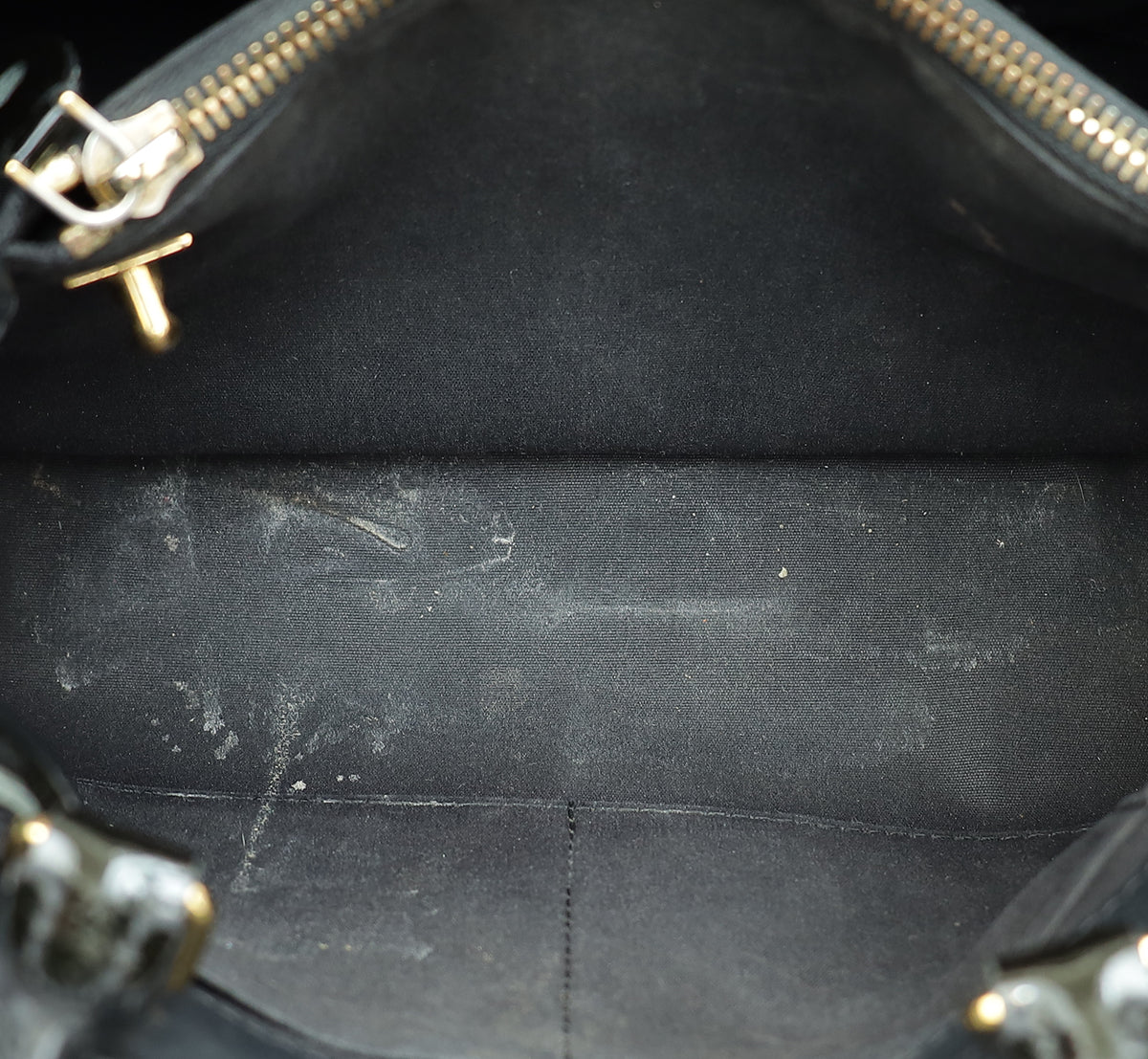 Louis Vuitton Black Monogram Vernis Montaigne BB Bag