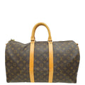 Louis Vuitton Brown Keepall Bandouliere 45 Bag
