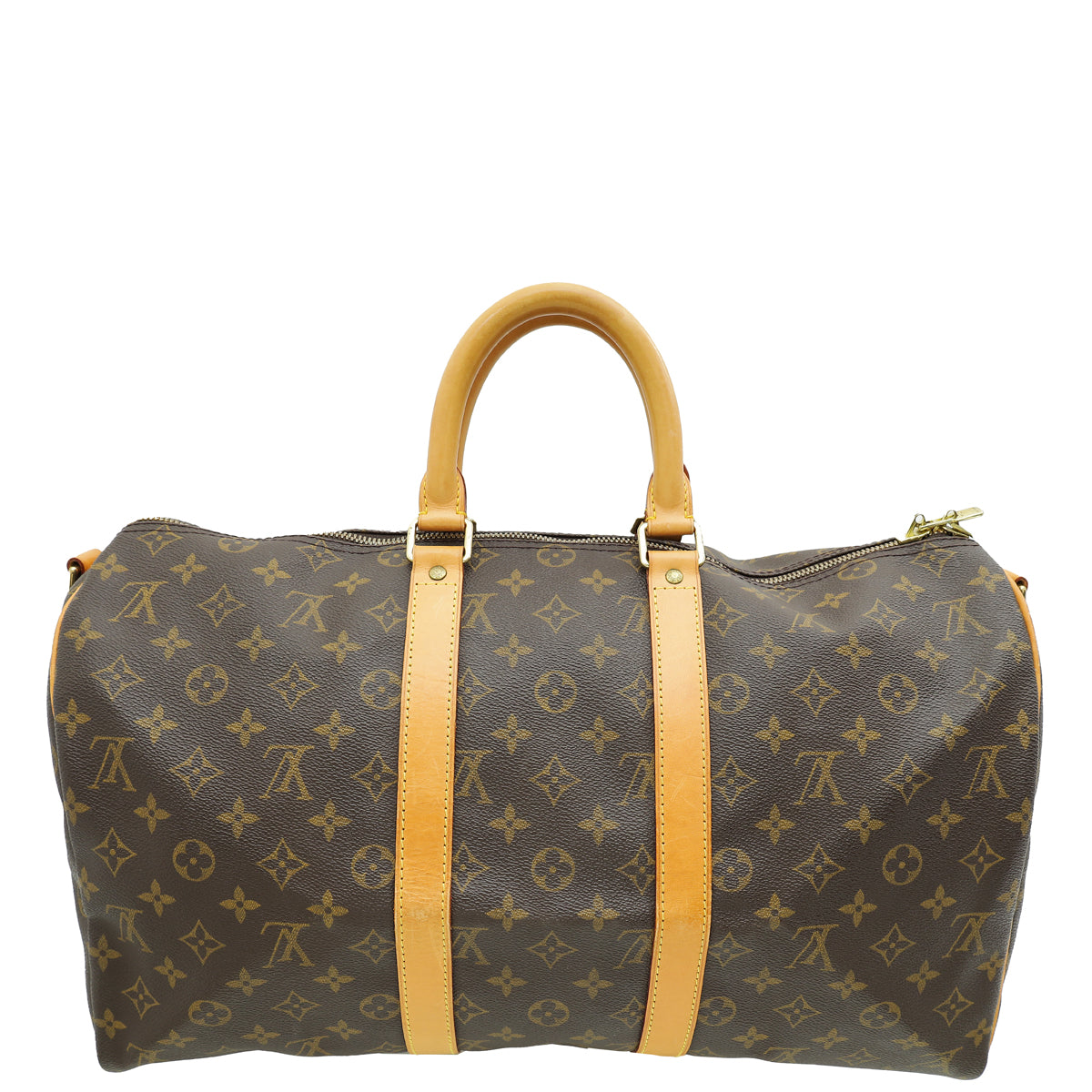 Louis Vuitton Brown Keepall Bandouliere 45 Bag