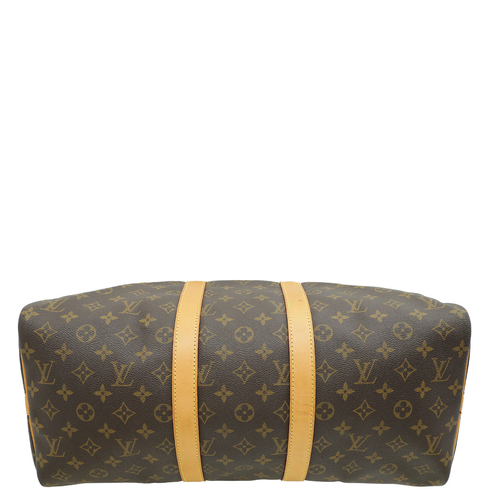 Louis Vuitton Brown Keepall Bandouliere 45 Bag
