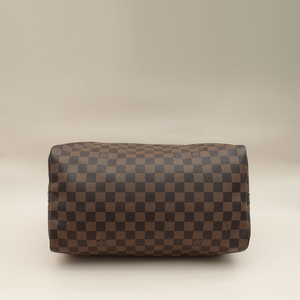 Louis Vuitton Damier Ebene Speedy Bandouliere 35 Bag