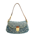Louis Vuitton Monogram Denim Pleaty Mini Bag