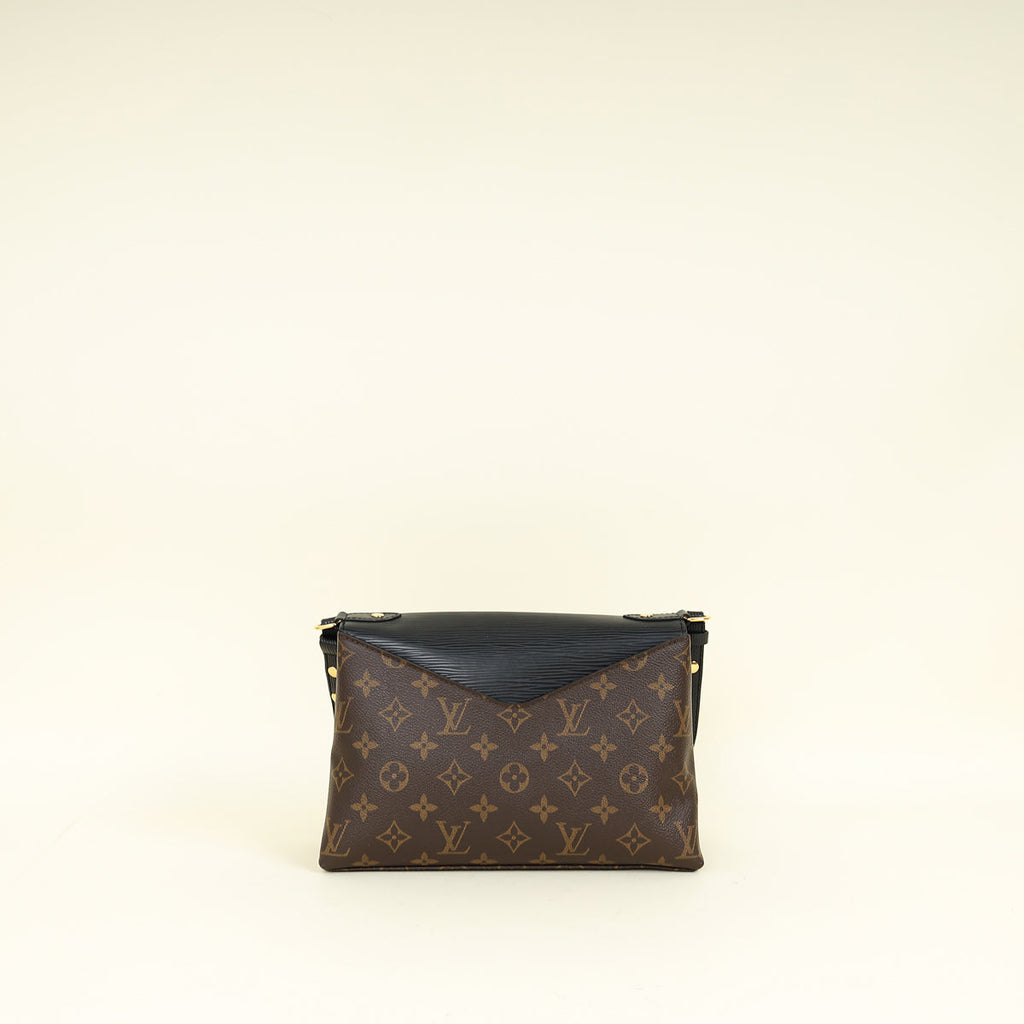 Louis Vuitton Monogram Black Saint Michel Bag