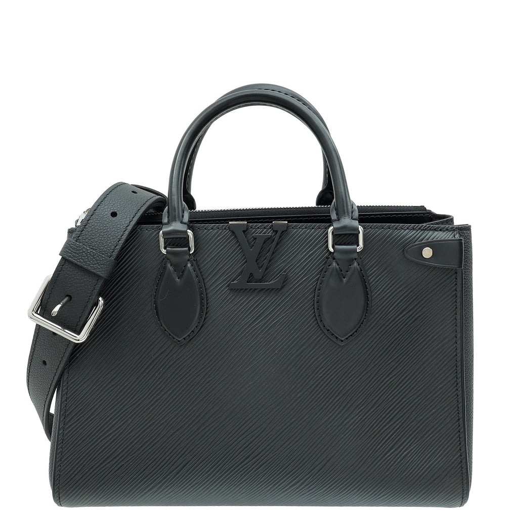 Louis Vuitton Black Grenelle PM Tote Bag