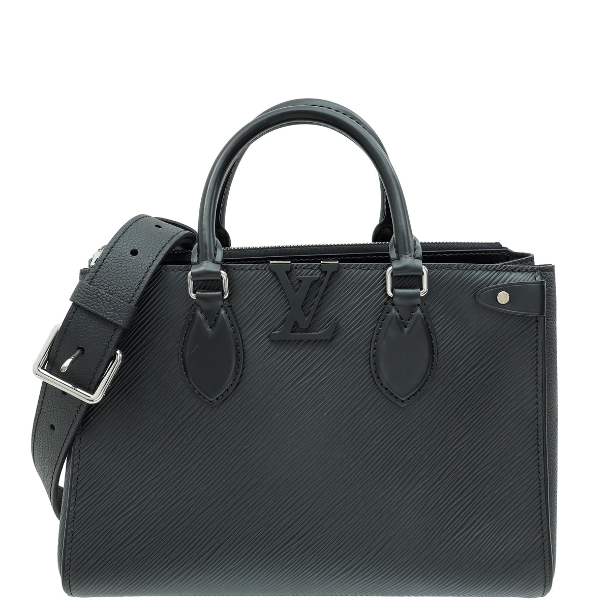Louis Vuitton Black Grenelle PM Tote Bag