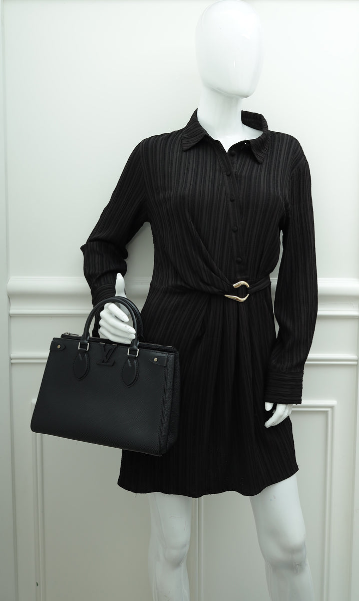 Louis Vuitton Black Grenelle PM Tote Bag