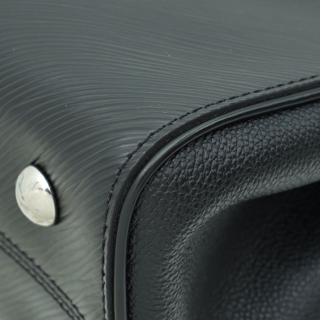Louis Vuitton Black Grenelle PM Tote Bag