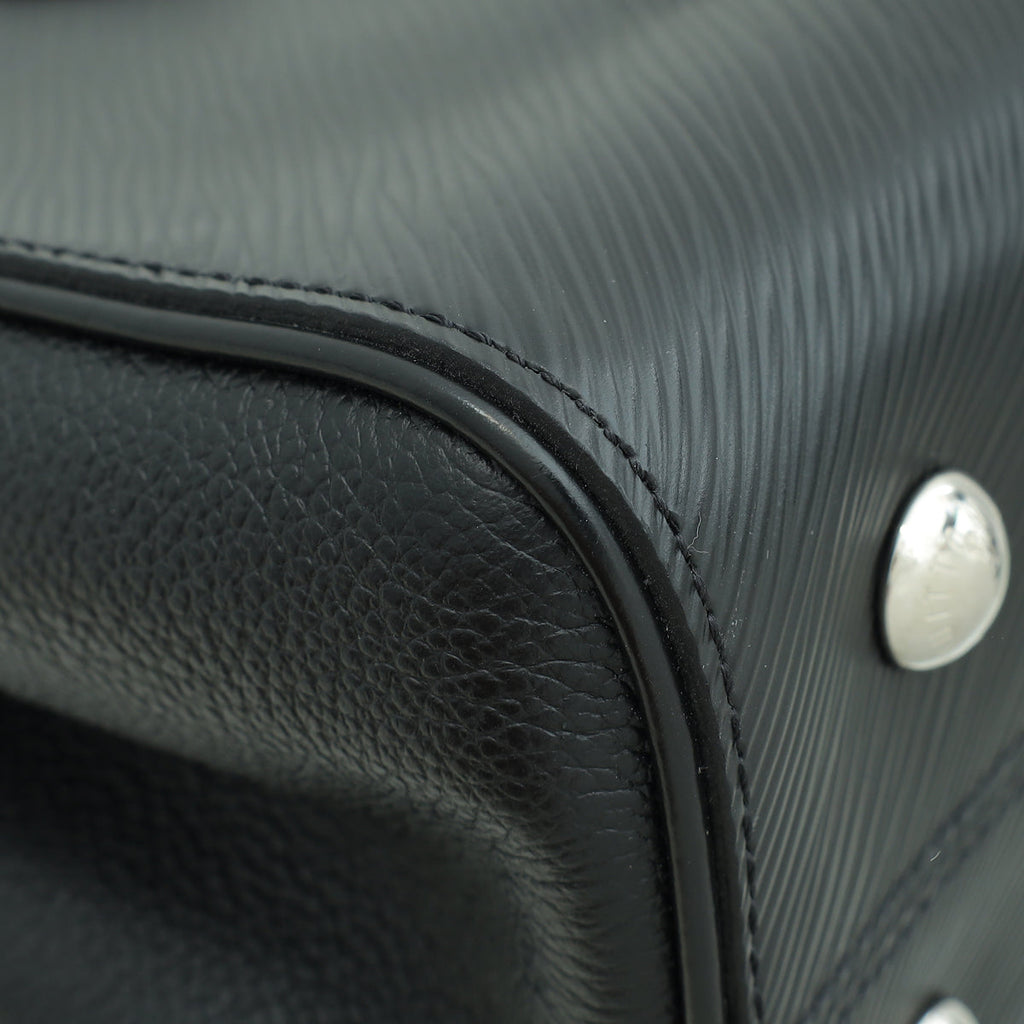 Louis Vuitton Black Grenelle PM Tote Bag