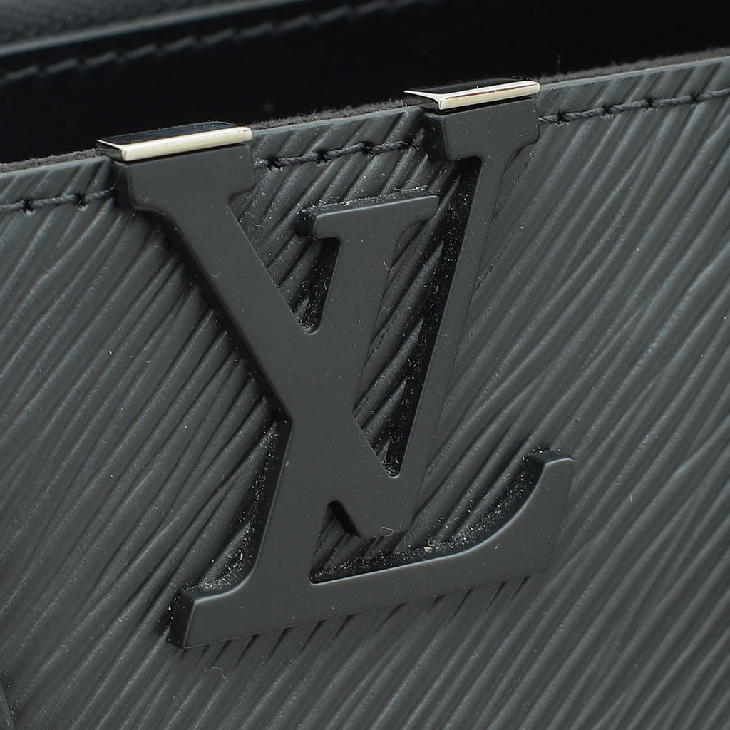 Louis Vuitton Black Grenelle PM Tote Bag