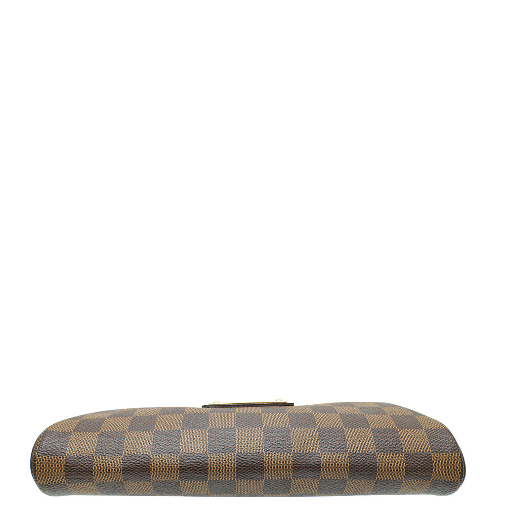 Louis Vuitton Damier Ebene Eva Clutch Bag