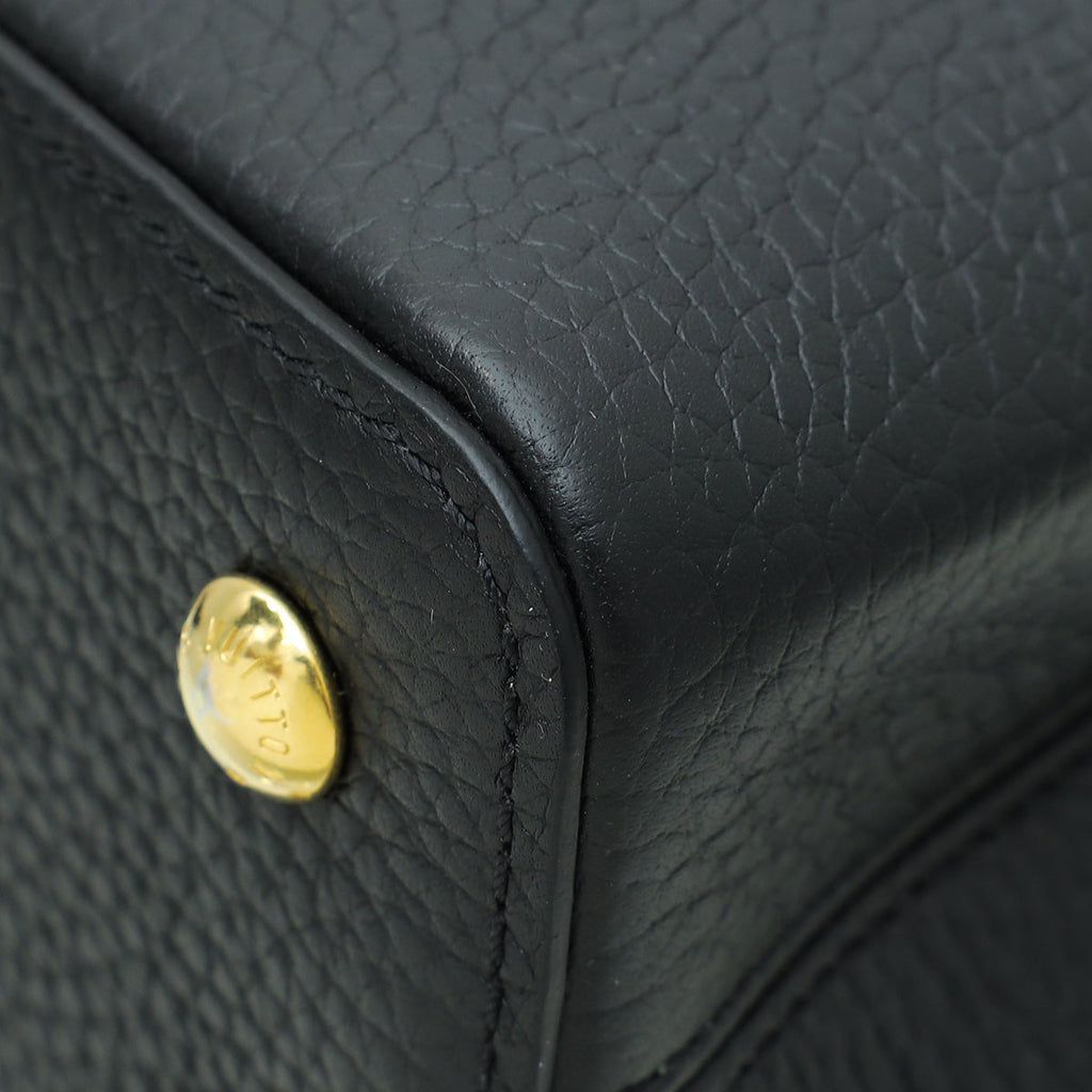 Louis Vuitton Black Capucines Mini Bag
