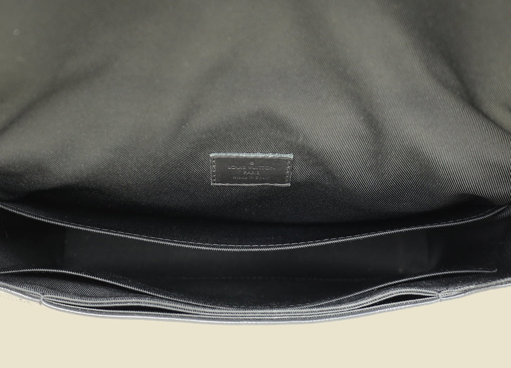 Louis Vuitton Black Damier Infini District PM Messenger Bag