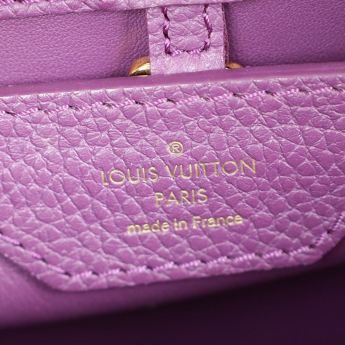 Louis Vuitton Violet Capucines BB And Python Bag