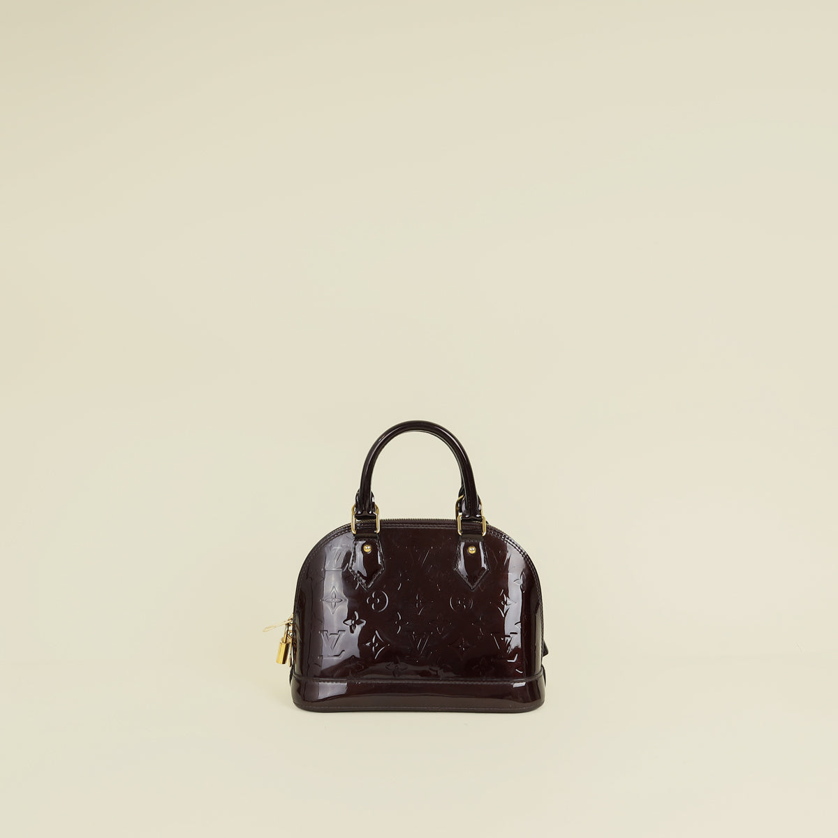 Louis Vuitton Amarante Monogram Vernis Alma BB Bag