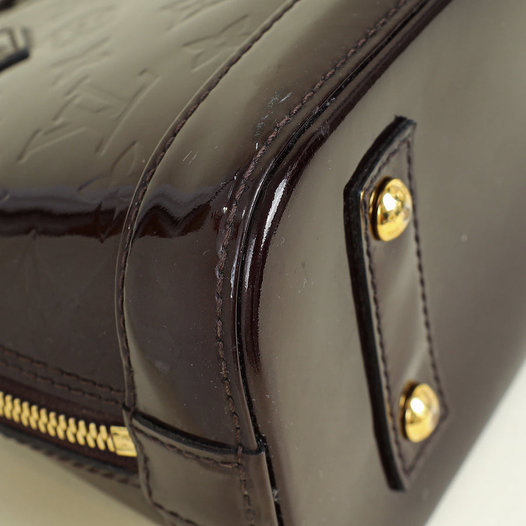Louis Vuitton Amarante Monogram Vernis Alma BB Bag