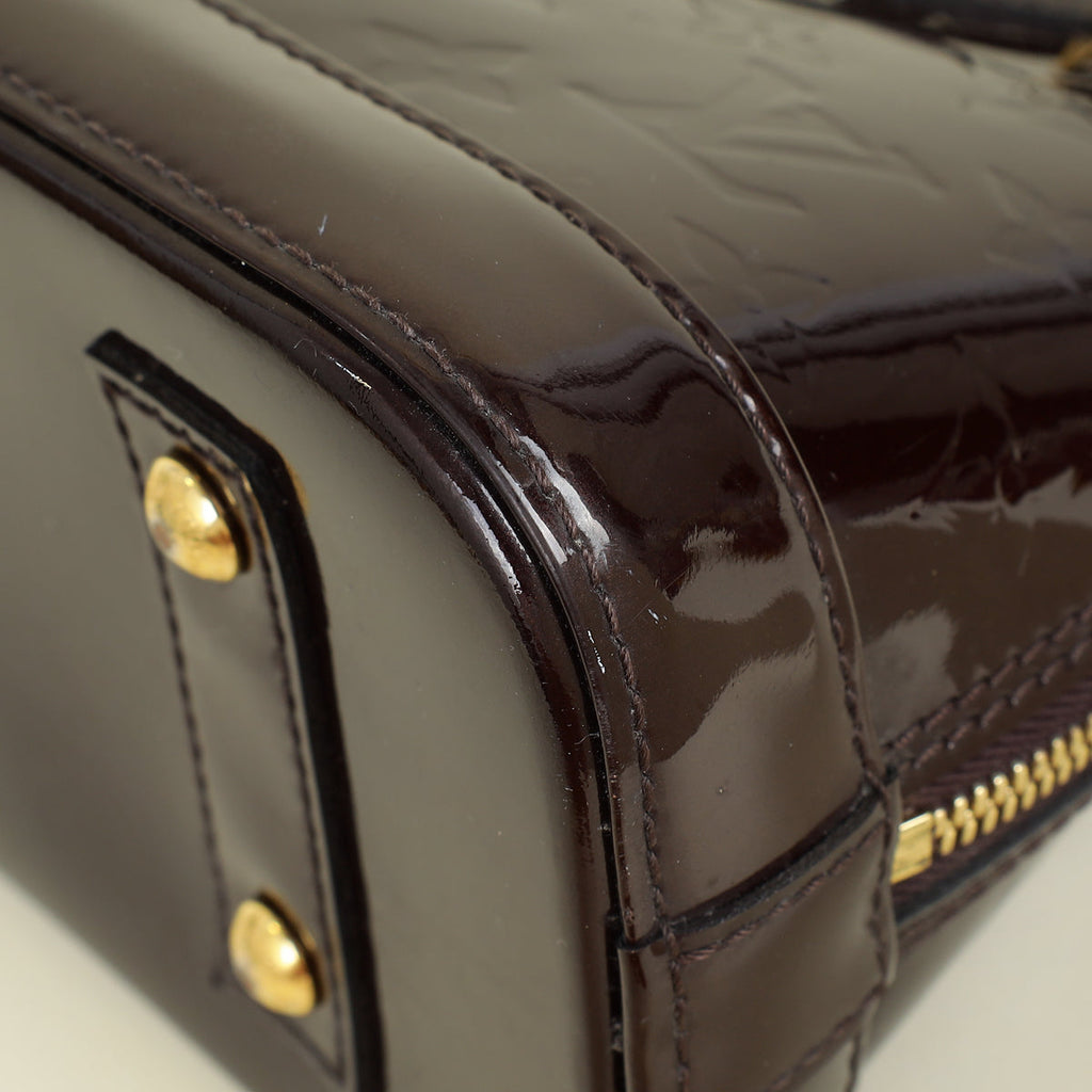 Louis Vuitton Amarante Monogram Vernis Alma BB Bag
