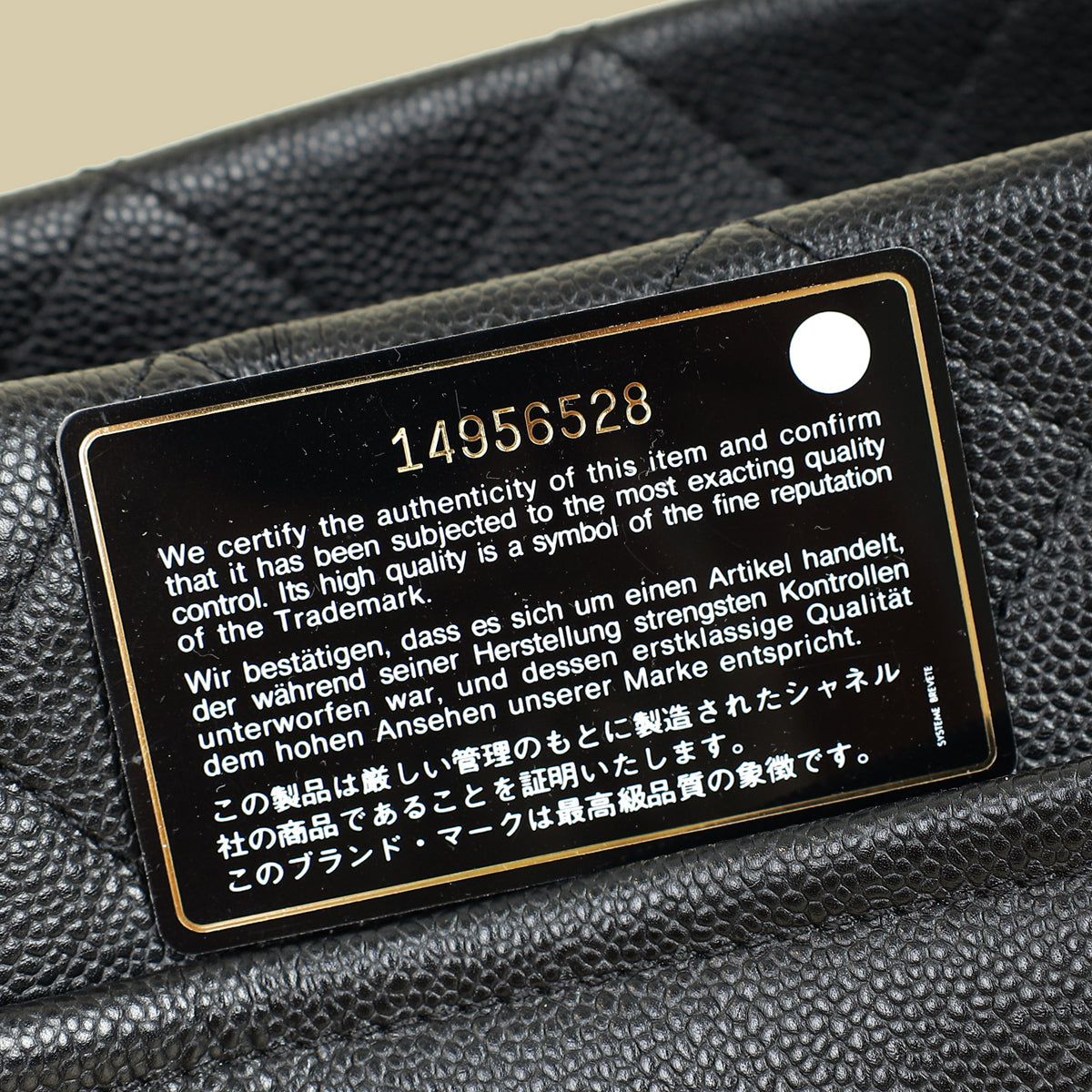 Chanel Black XL Timeless Shopping Tote Bag