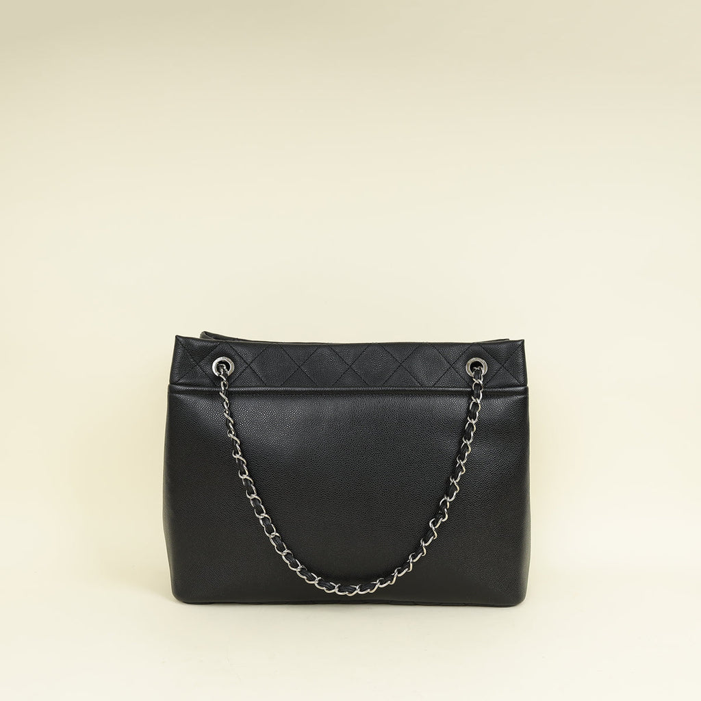 Chanel Black XL Timeless Shopping Tote Bag