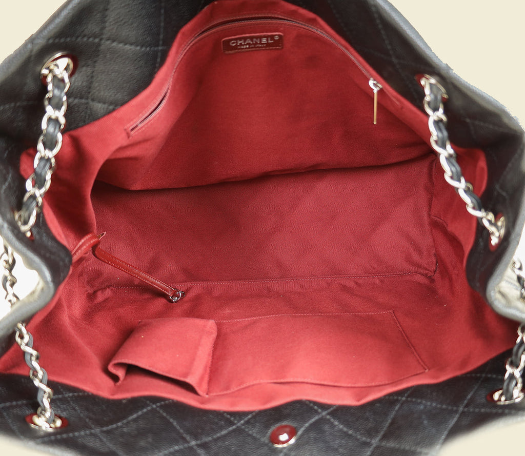 Chanel Black XL Timeless Shopping Tote Bag