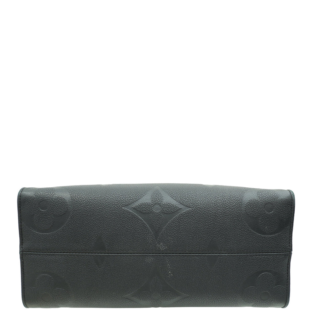 Louis Vuitton Black Monogram Empreinte Onthego MM Bag