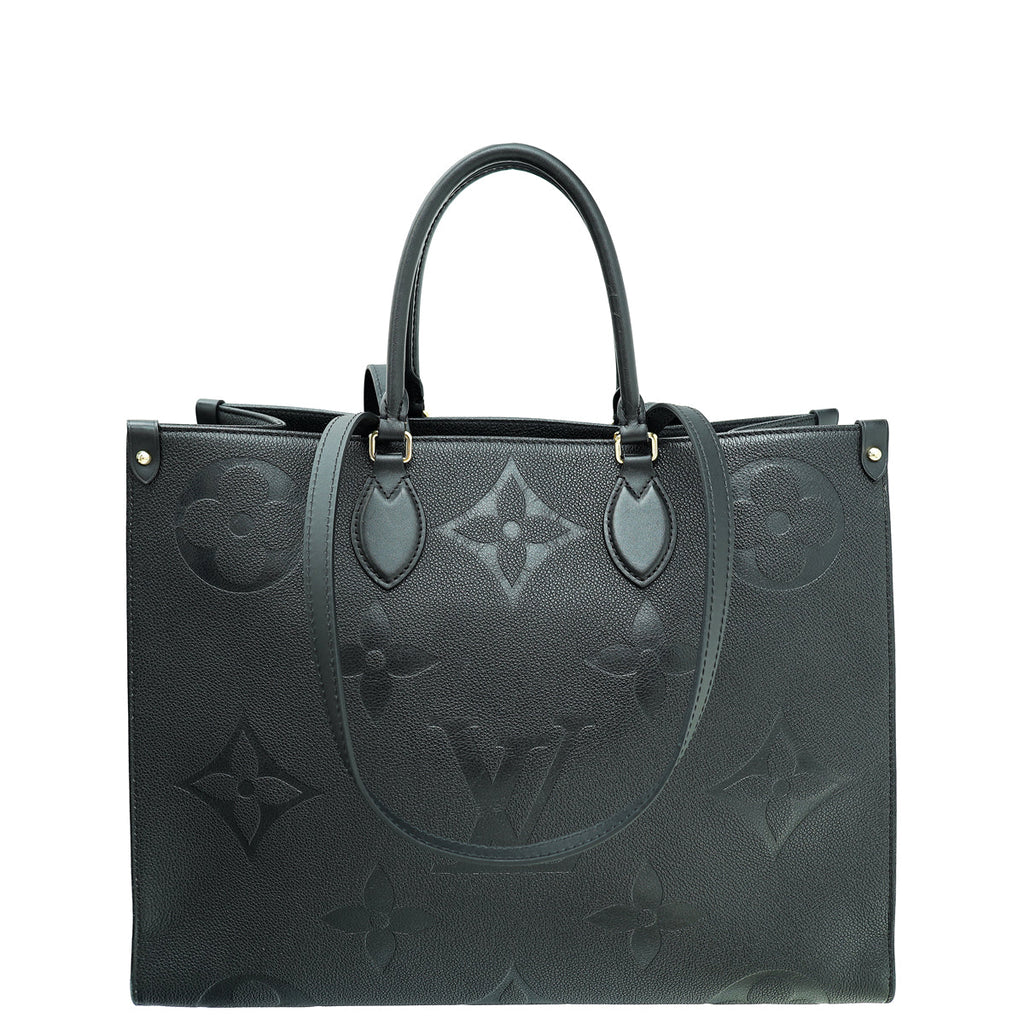 Louis Vuitton Noir Empreinte Monogram Giant Onthego GM Bag