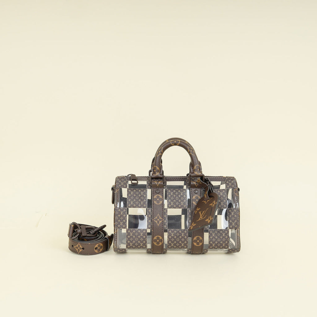 Louis Vuitton Monogram Chess Keepall 25 Bandouliere Bag