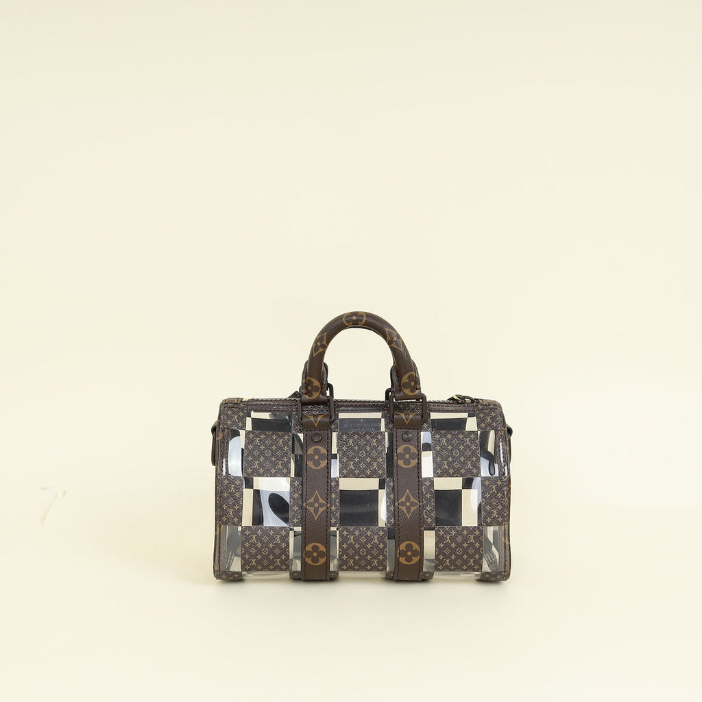 Louis Vuitton Monogram Chess Keepall 25 Bandouliere Bag
